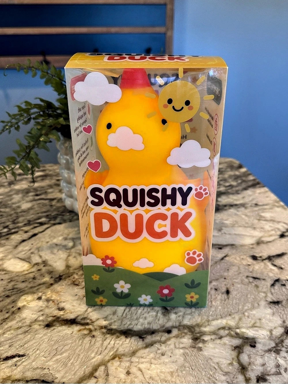 Jumbo Squishy Duck Yellow Sensory Stress Squeeze Toy NEW